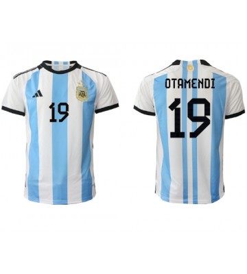 Lacne Muži Futbalové dres Argentína Nicolas Otamendi #19 MS 2022 Krátky Rukáv - Domáci